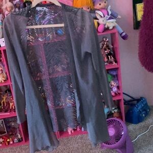 Gray Women's Cardigan